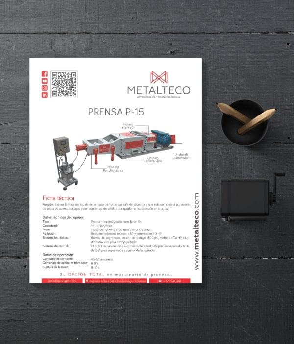 Slider Catálogos Metalteco: Quebrantador