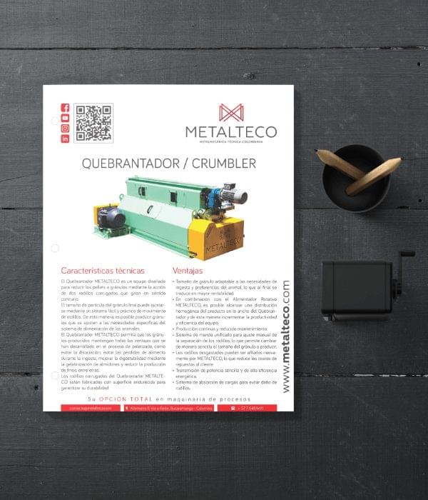 Slider Catálogos Metalteco: Quebrantador